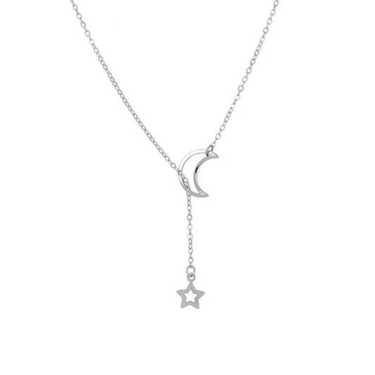 Moon star pendant necklace 