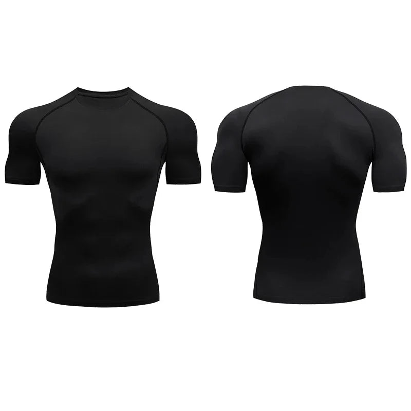 Compression training tee front view