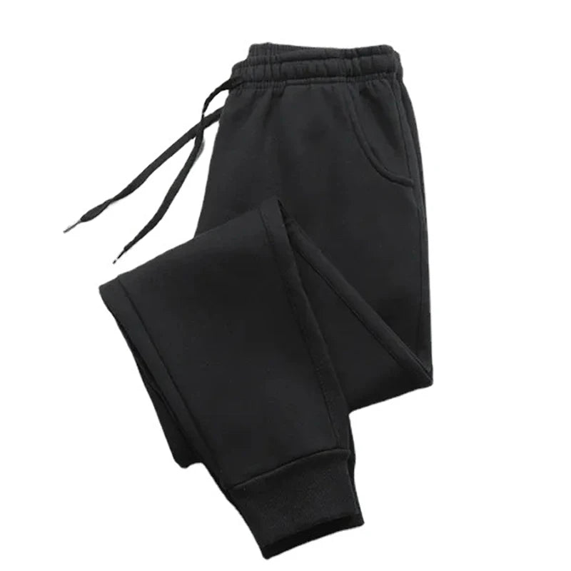 Loose fit jogging trousers front view grey