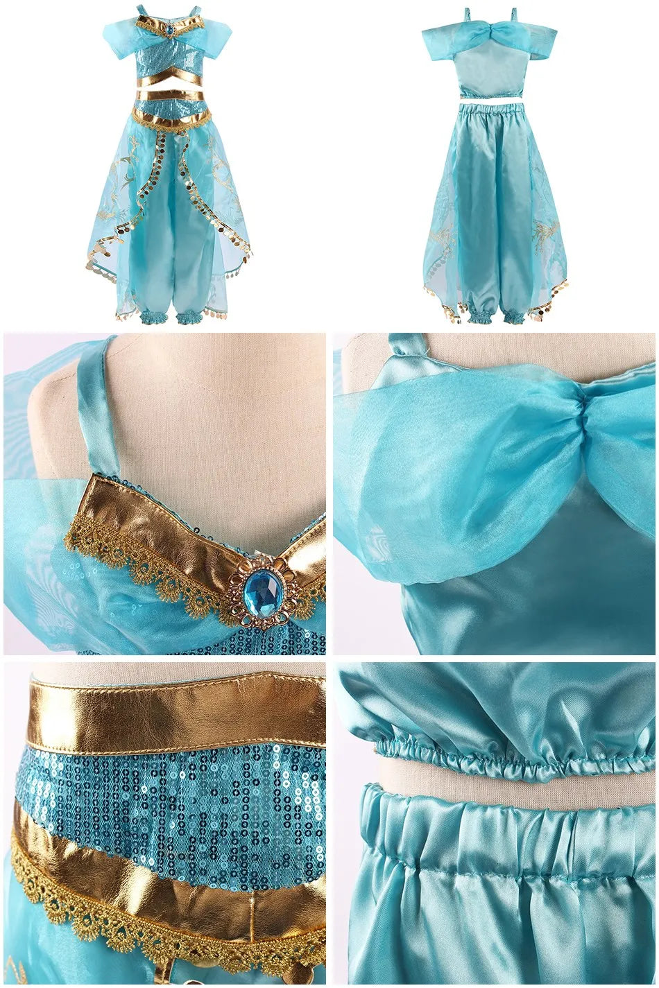 Kids princess cosplay dress worn by child model