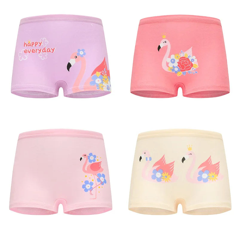 Girls unicorn print panties print detail closeup