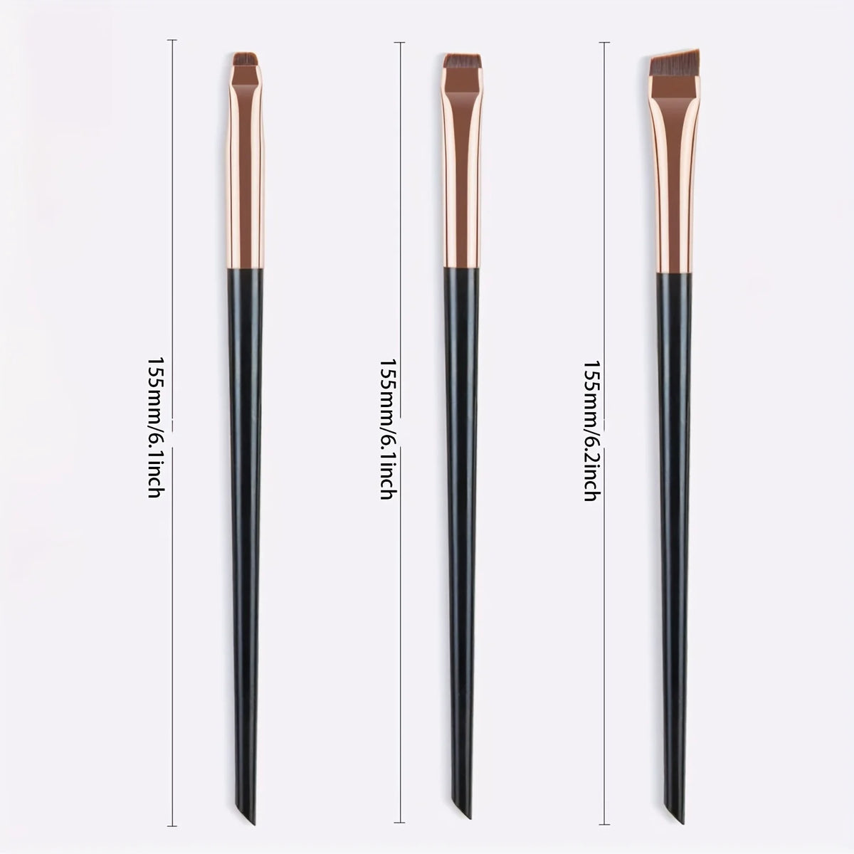 Precision makeup brush set