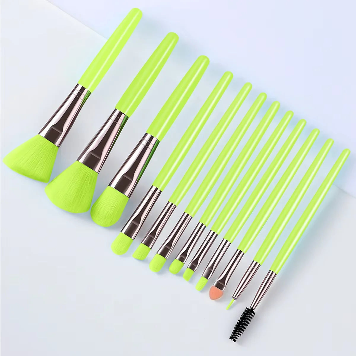 Makeup brush set red with travel bag