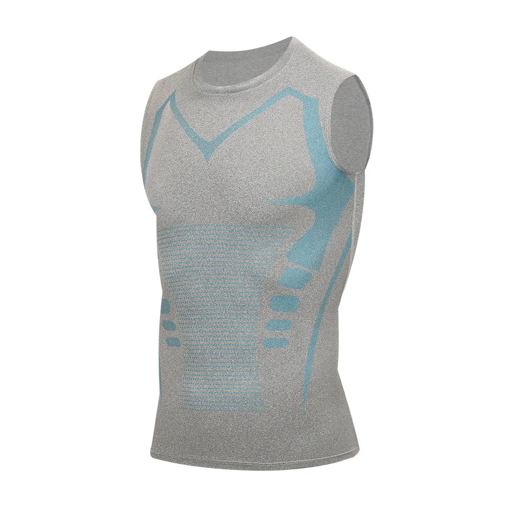 Compression training tee front view