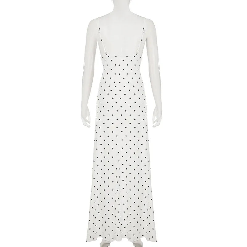 French lace halter vest backless front view white