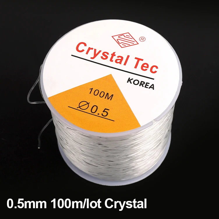 Elastic beading thread used in bracelet