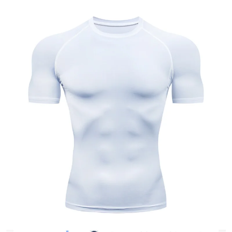Compression training tee front view