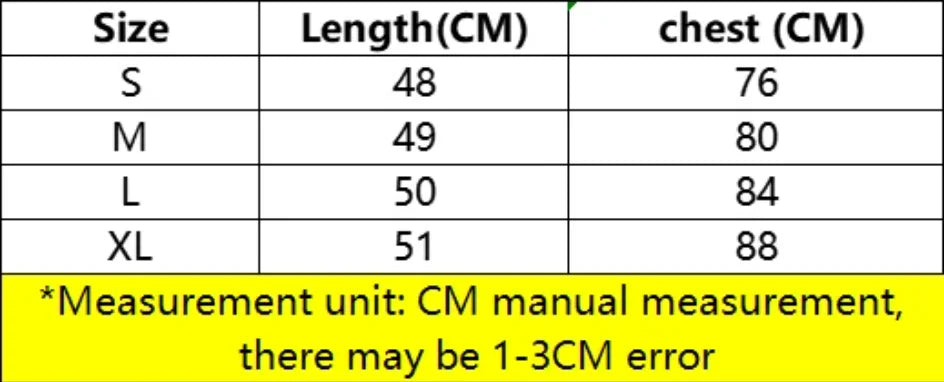 Ribbed halter crop top size chart measurements