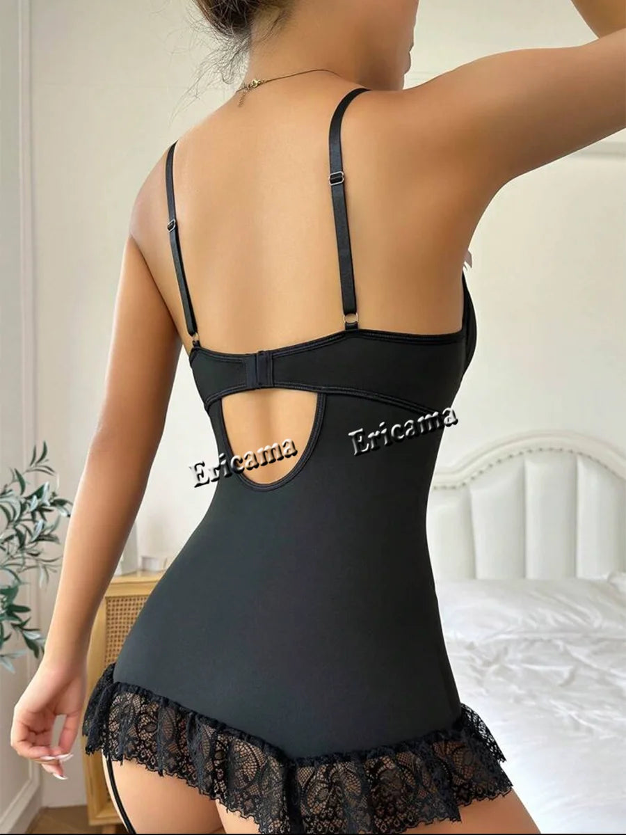Women's Lace Garter Lingerie Set | Sānvivá